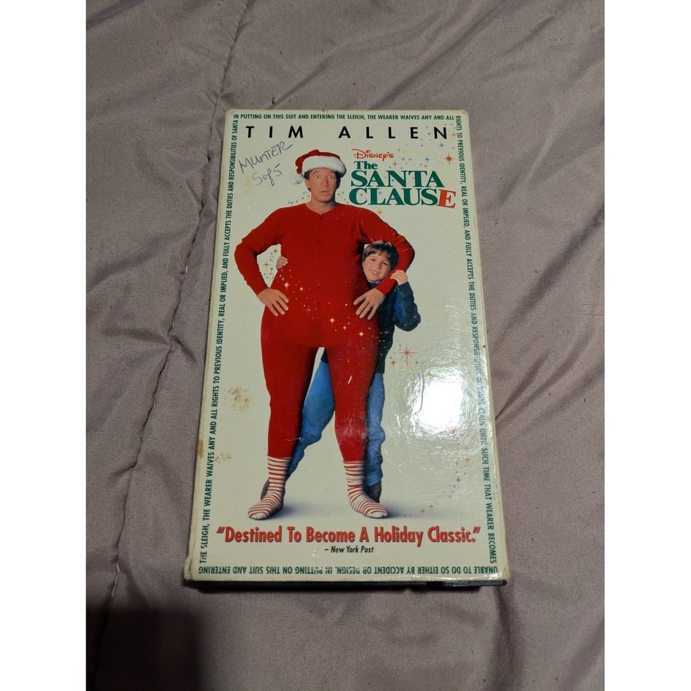 Disney The Santa Clause VHS Tim Allen 1994 Holiday Movie 3633 Walt Disney Home